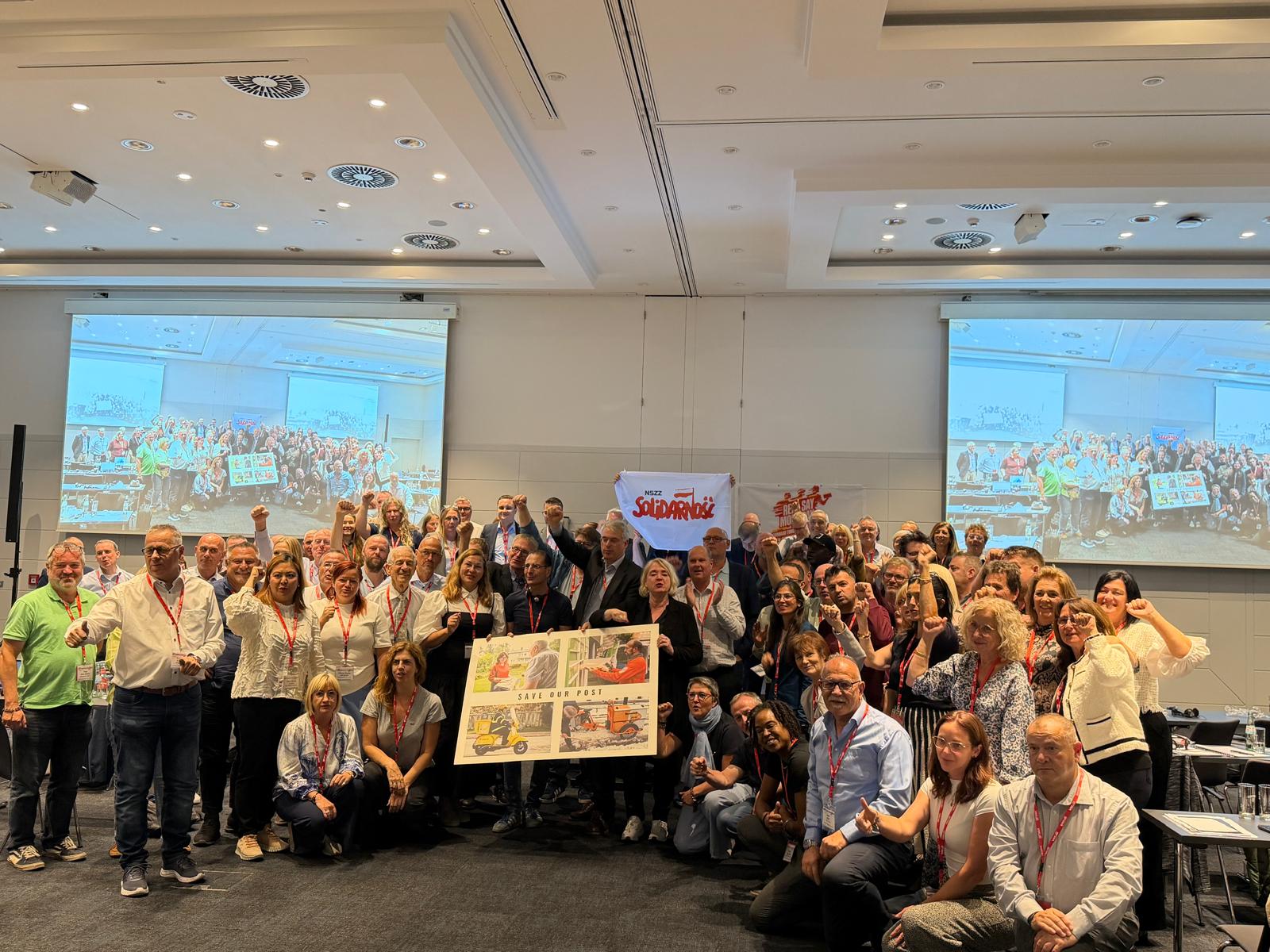 Konferencja UNI Europa w Berlinie. Przyszłość poczty, prawa pracowników i wybory władz.